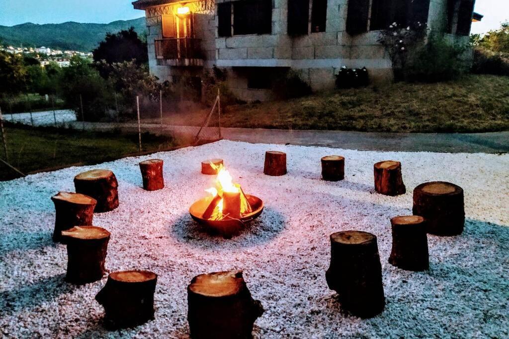 Espectacular Casa Con Piscina En Allariz Kültér fotó